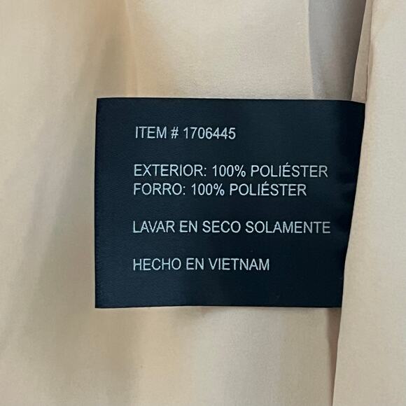 Tahari Ella belted wrap coat tan quiet luxury scandi girl NEW minimalist - Picture 9 of 10